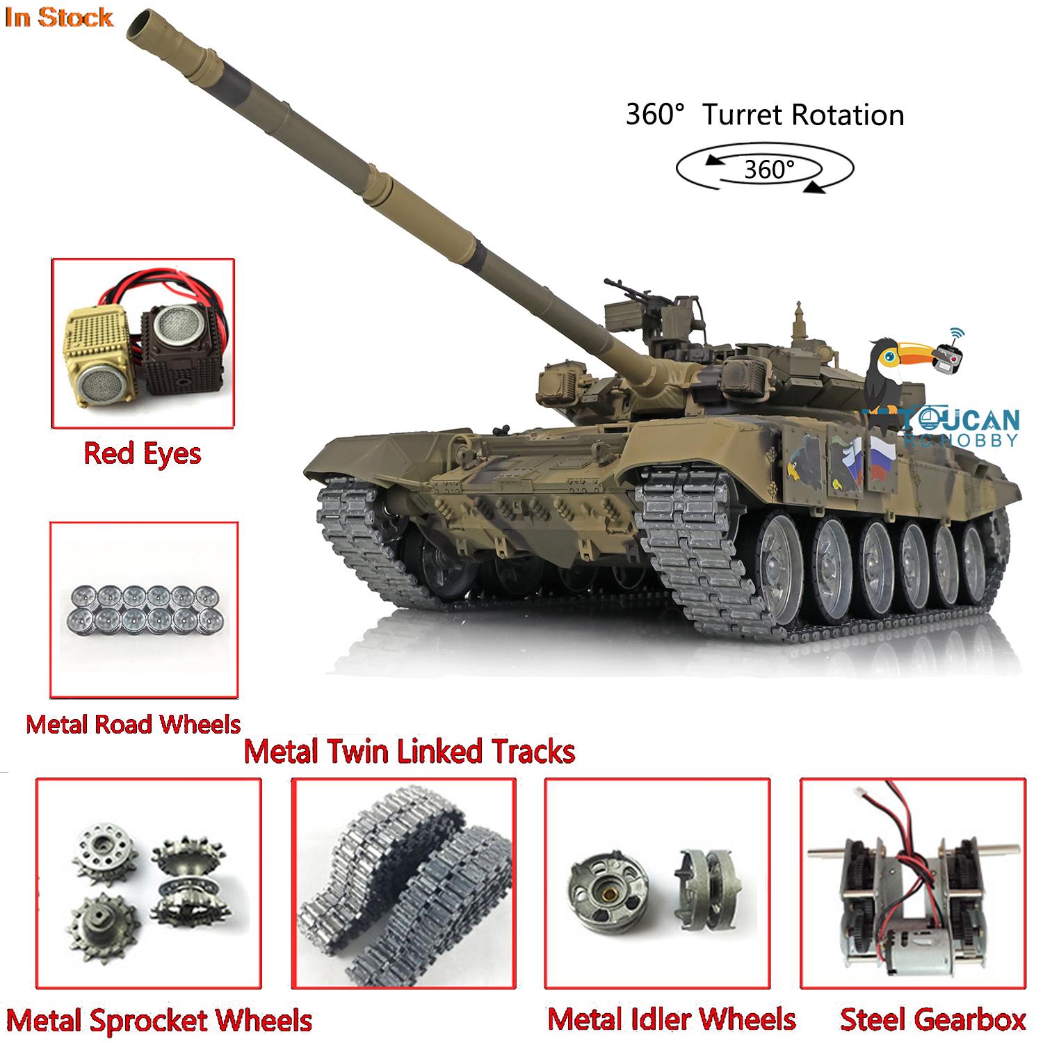 Running Gear Box - HENG LONG 1/16 7.0 T90 Uzaktan