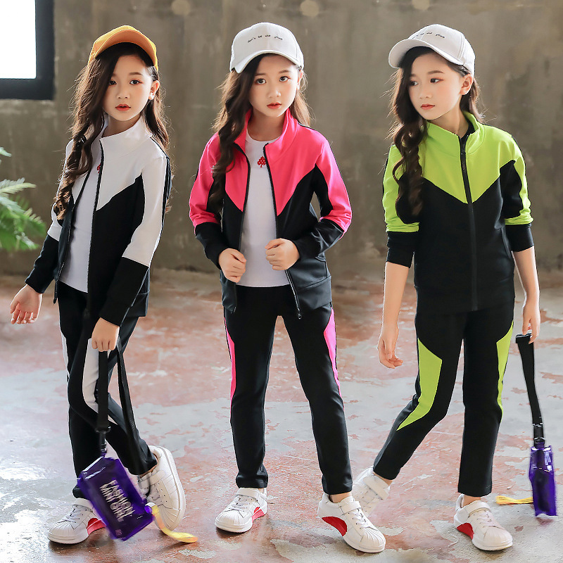 Running Gear Kids - İlkbahar Sonbahar Çocuk Giysileri Kızlar Uzun