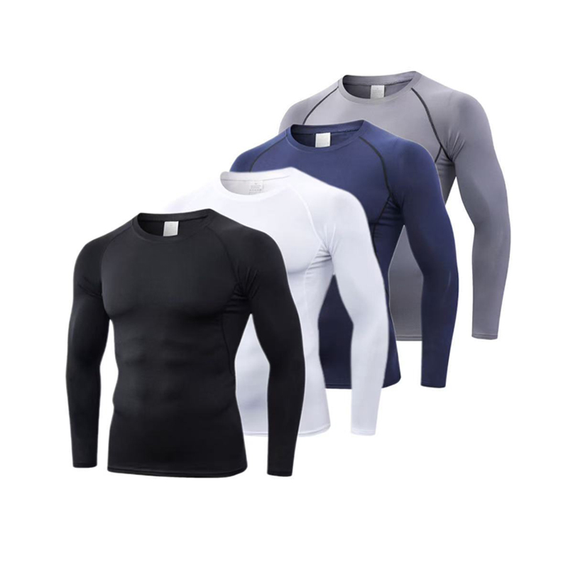 Running Gear Winter - Sıkıştırma Üstleri Spor Salonu T Shirt
