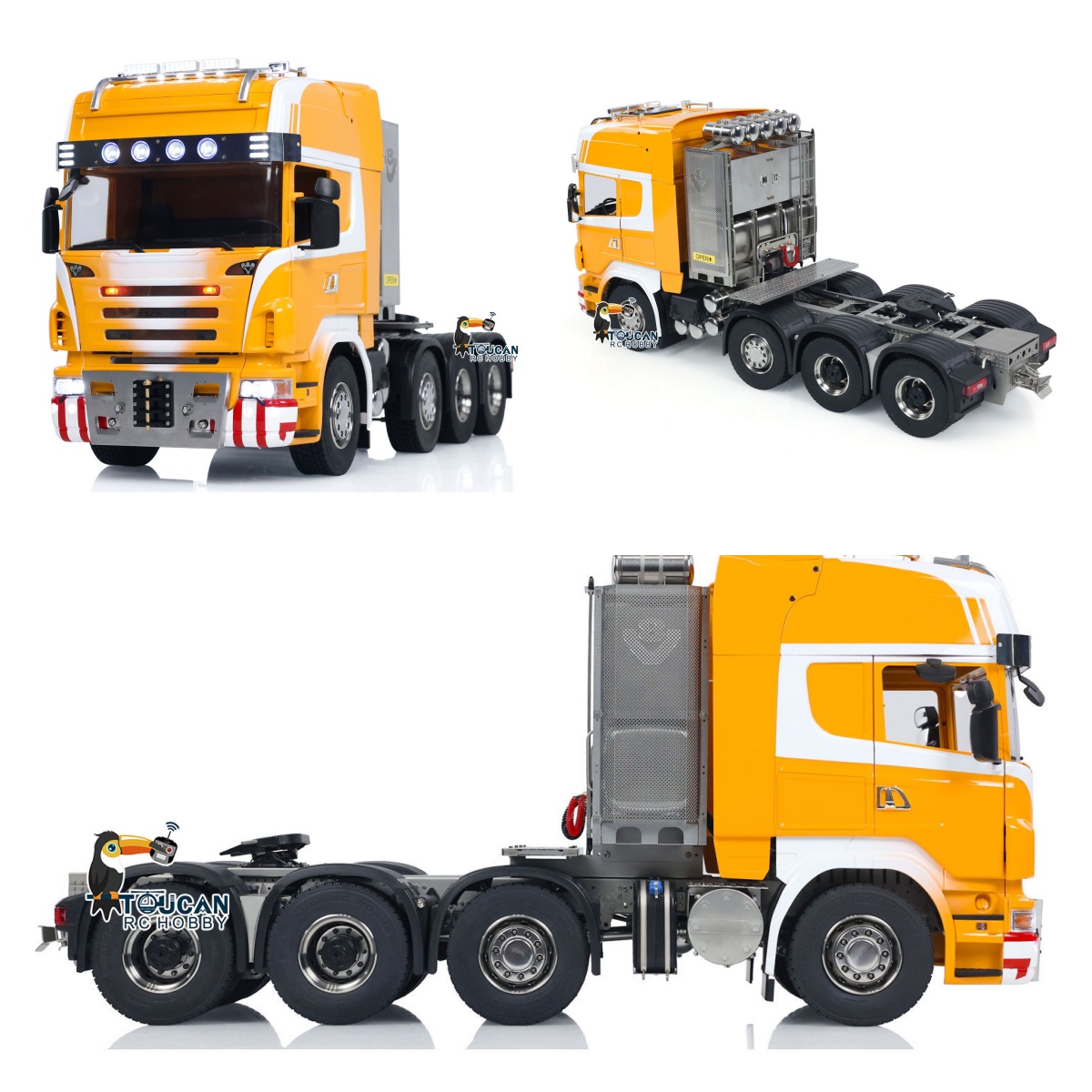 Oyuncak 1/14 8x8 R620 RC Trakt - Running Gear Box incelemesi ve fiyatı