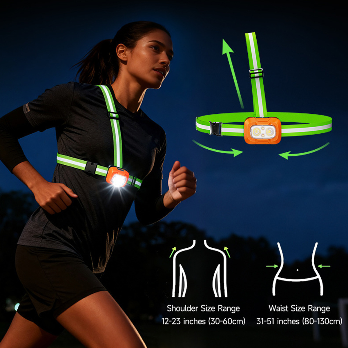 Koşu Işığı USB Şarj Edilebilir - Running Jogging Gear incelemesi ve fiyatı