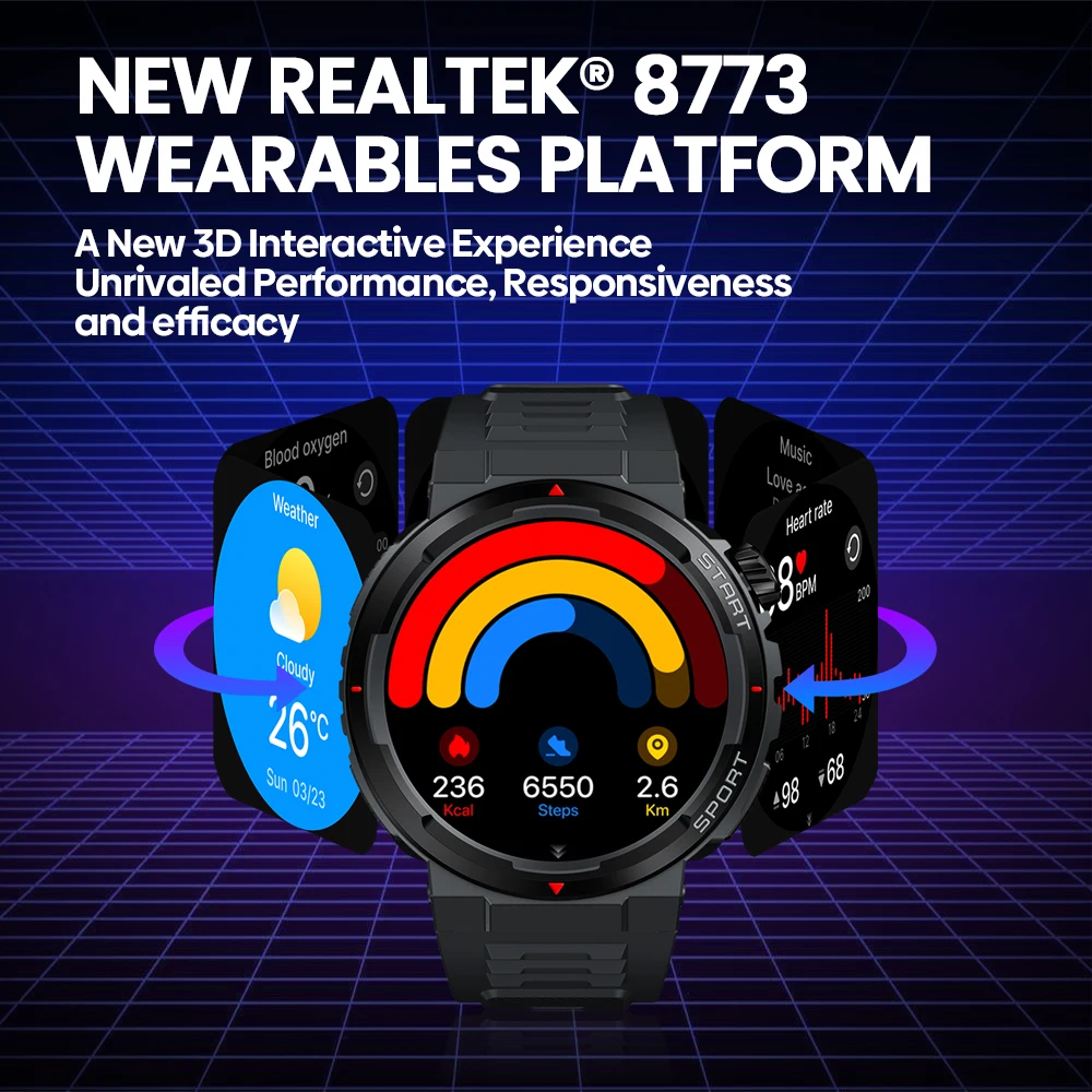 Yeni Zeblaze Ares 3 Plus 1.43  - Gps Running Watch incelemesi ve fiyatı